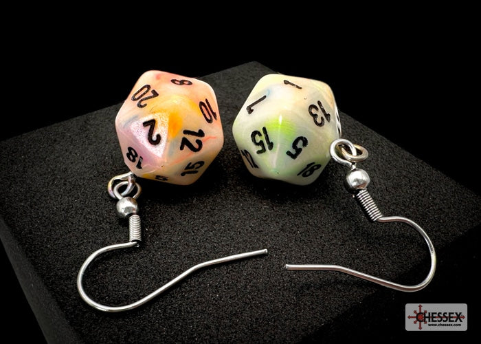 Hook Earrings Festive Circus Mini-Poly D