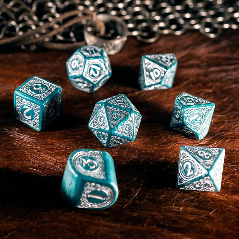 Viking Modern Dice Set - Mjolnir (7)