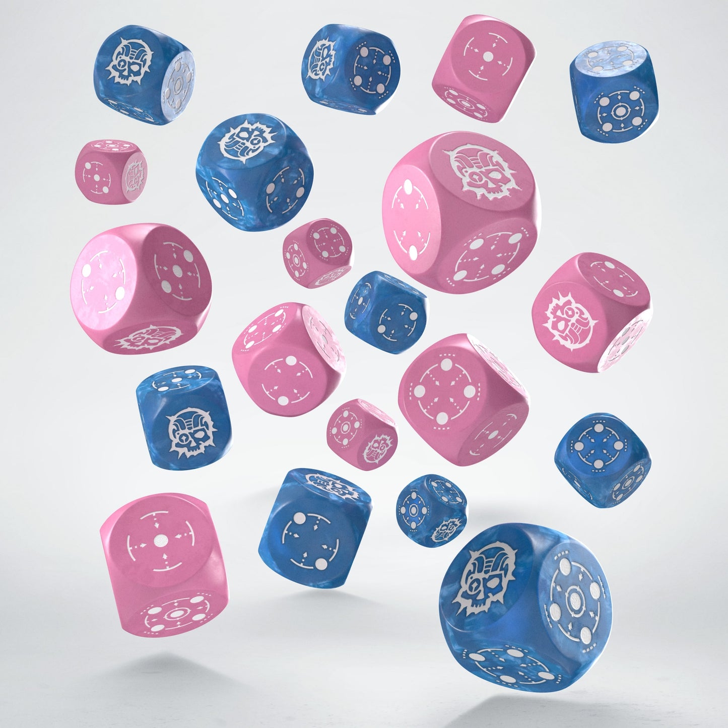 Crosshairs Compact D6 - Blue & Pink (20)
