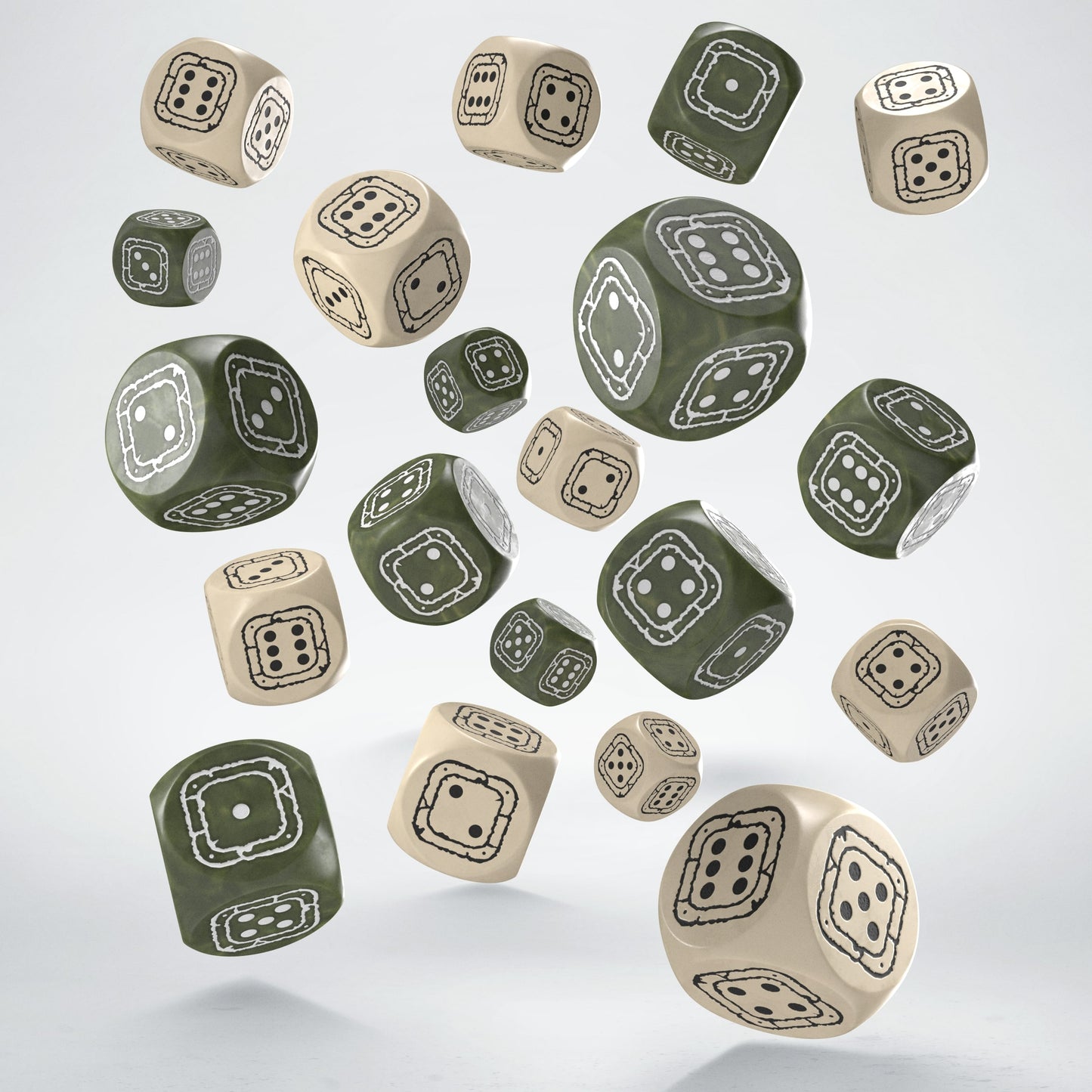 Fortress Compact D6 - Beige & Olive (20)