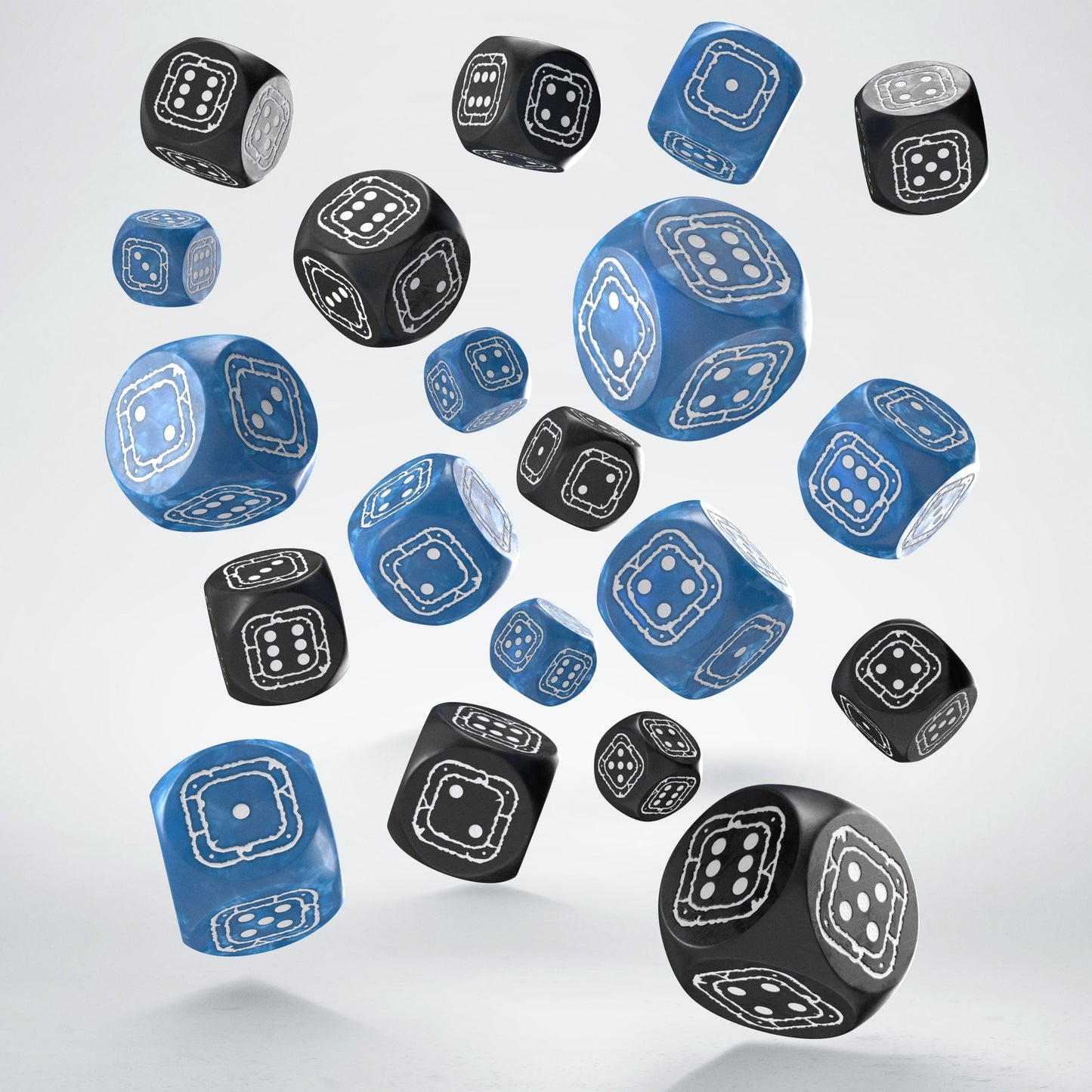 Fortress Compact D6 - Black & Blue (20)