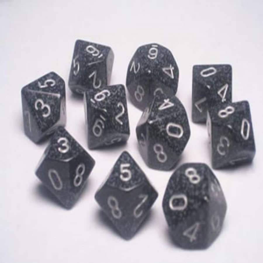 Ninja Speckled D10 Dobbelsteen Set (10 stuks)