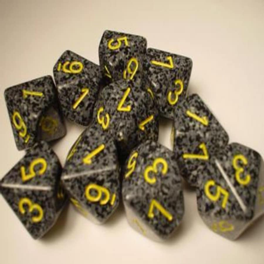 Urban Camo Speckled D10 Dobbelsteen Set (10 stuks)