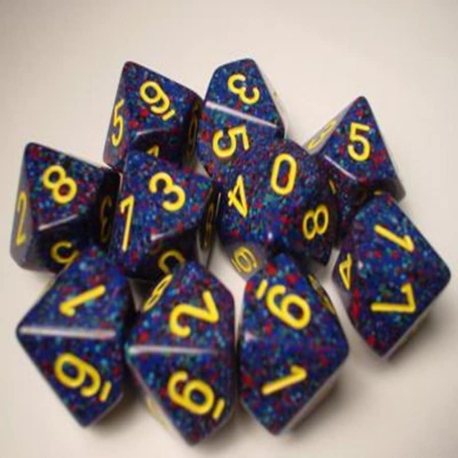 Twilight Speckled D10 Dobbelsteen Set (10 stuks)
