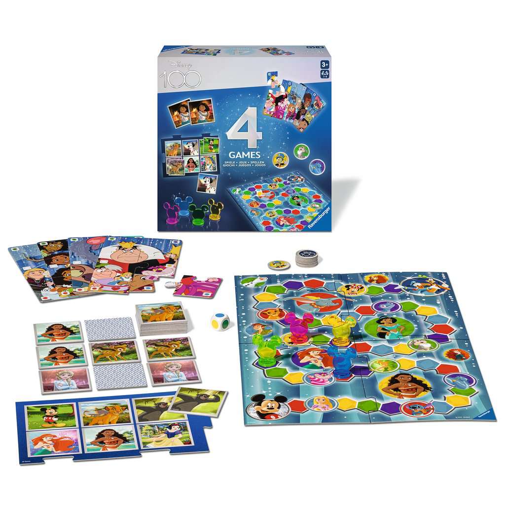 Disney 100 4 in 1 Spellen