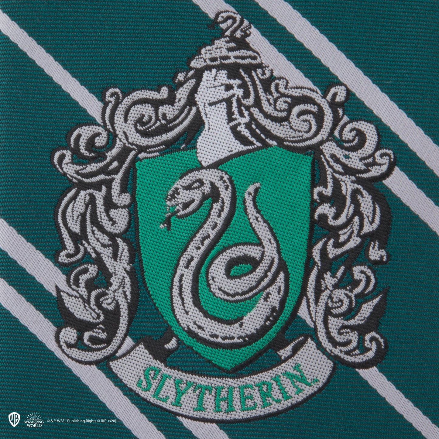 Harry Potter Kids Woven Crest Tie Slytherin - New Edition