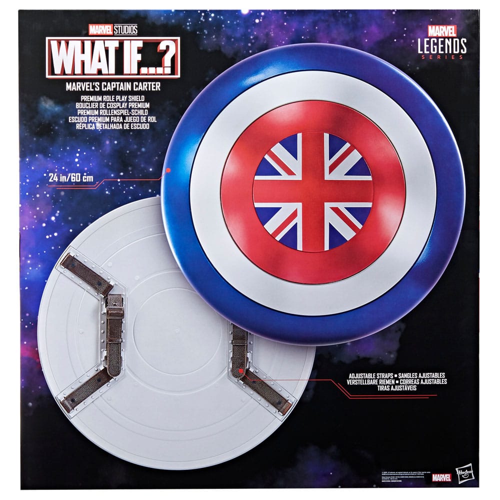 What If...? Marvel Legends Premium Role-Play Shield Marvel's Captain Carter 60 cm