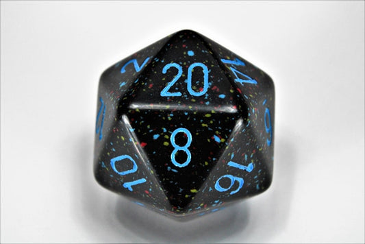 Blue Stars Speckled 34mm D20