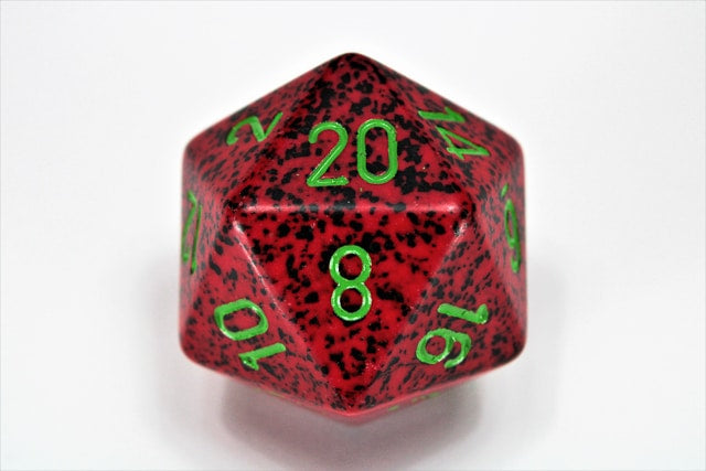 Strawberry Speckled 34mm D20