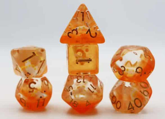 Golden Koi Fish RPG Dice Set