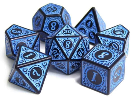 Magic Flame - Blue RPG Dice Set