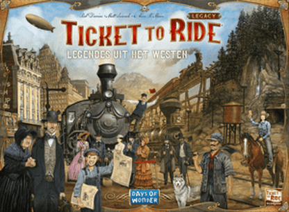 Ticket to Ride Legacy Legends of the West (Engelstalig)