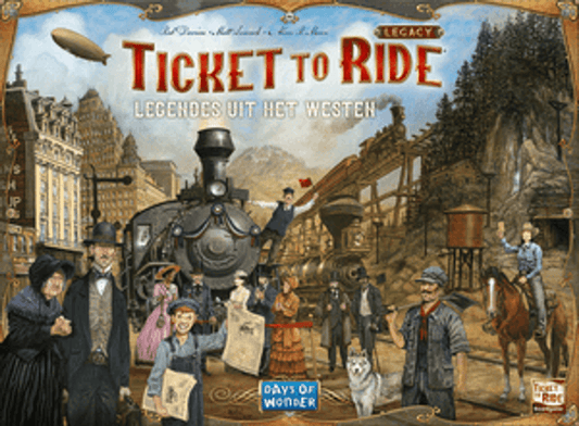 Ticket to Ride Legacy Legends of the West (Engelstalig)