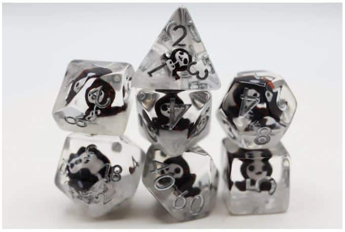 Grim Reaper RPG Dice Set