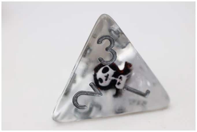 Grim Reaper RPG Dice Set