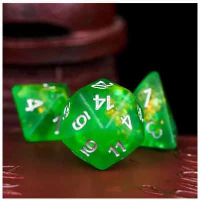 Radioactive Ore RPG Dice Set