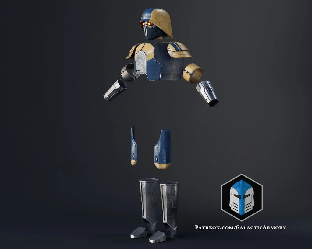Star Wars Coruscant Security Force Armor DIY Kit