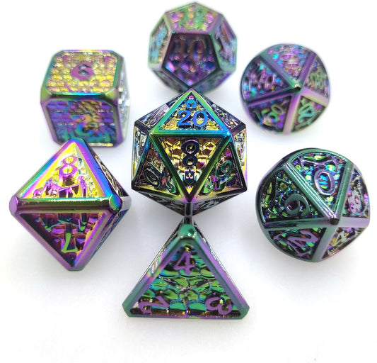 Metal Polyhedral Dice Set Dazzle