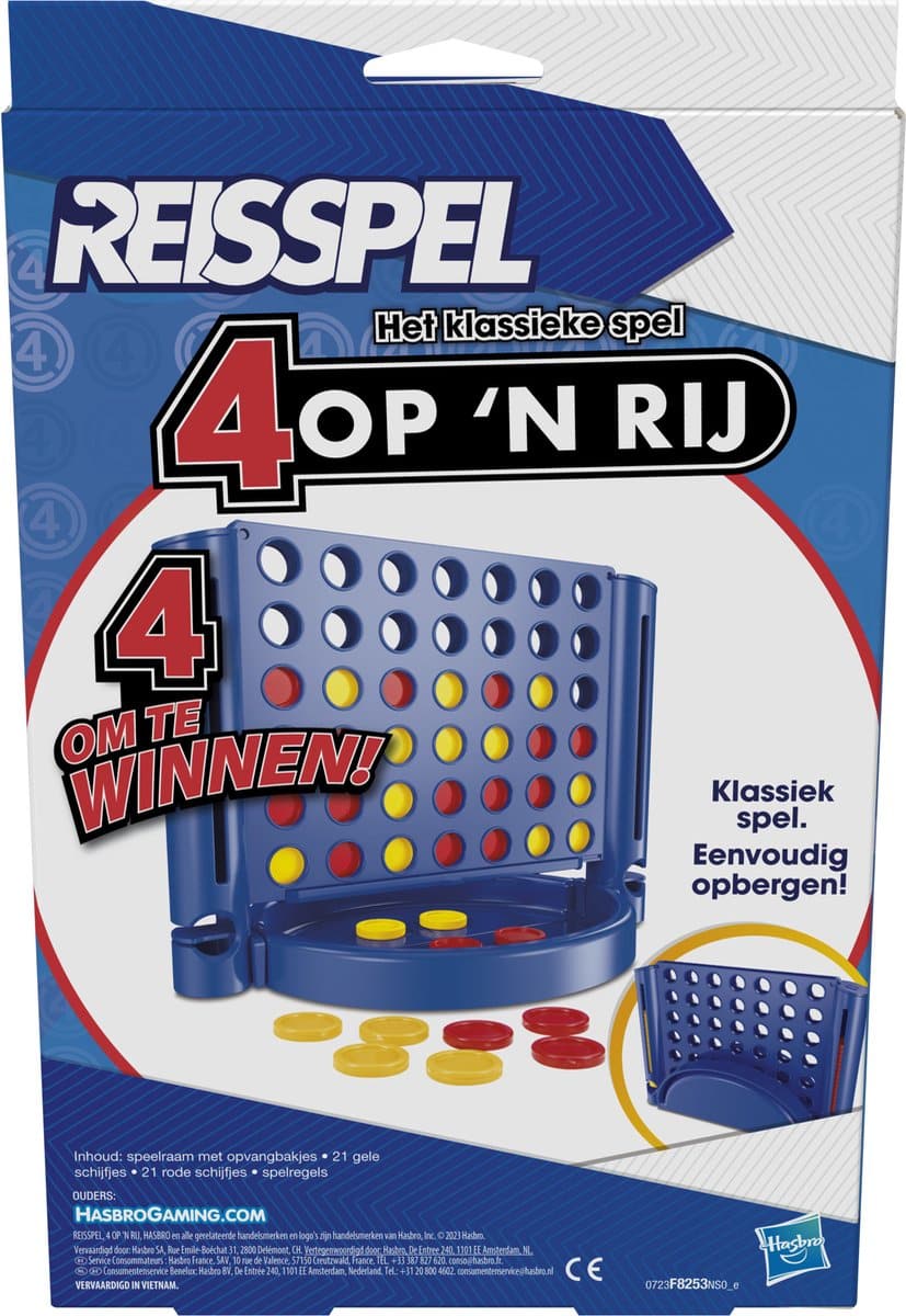 Vier op 'n Rij Reisspel