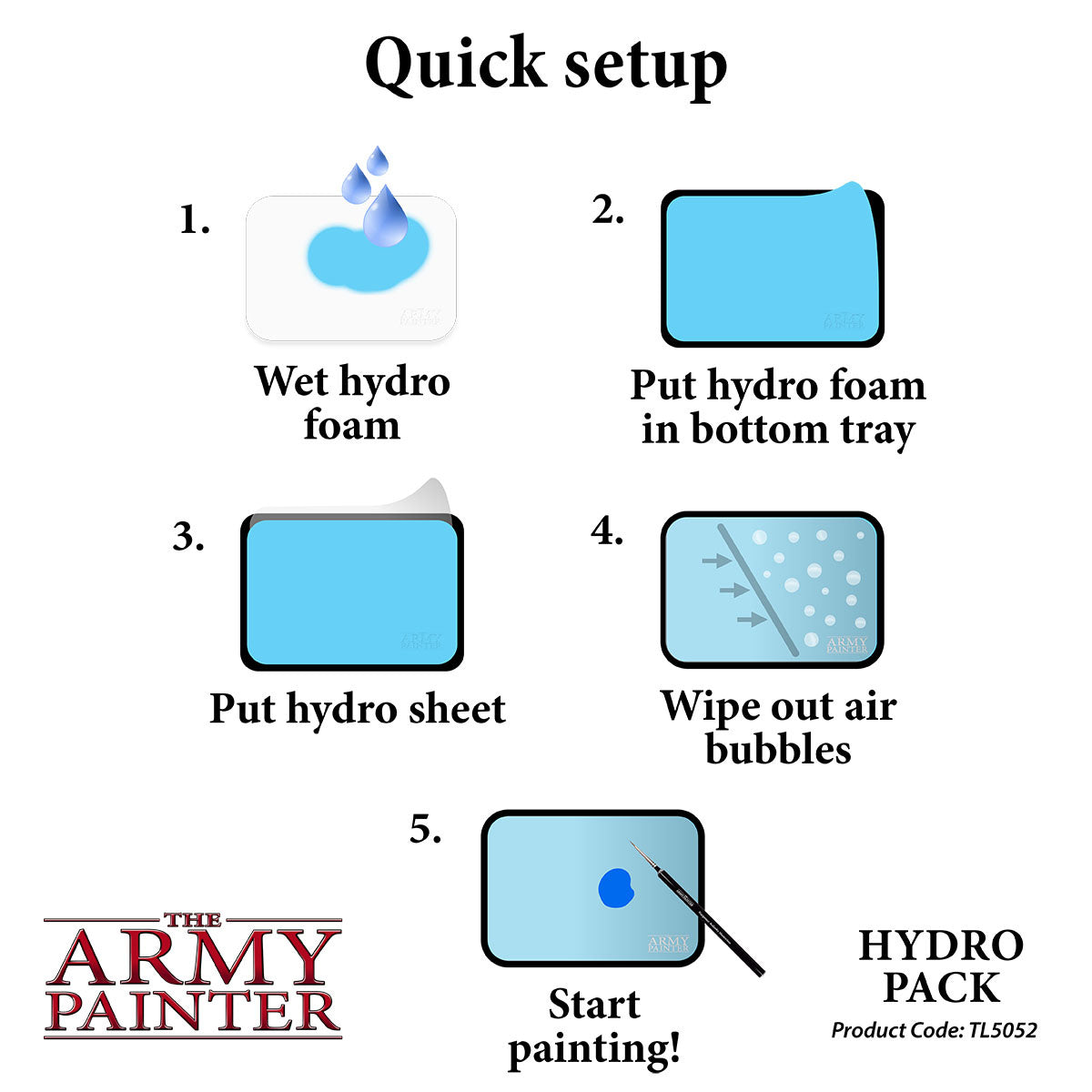 Wet Palette Hydro Pack (refill)