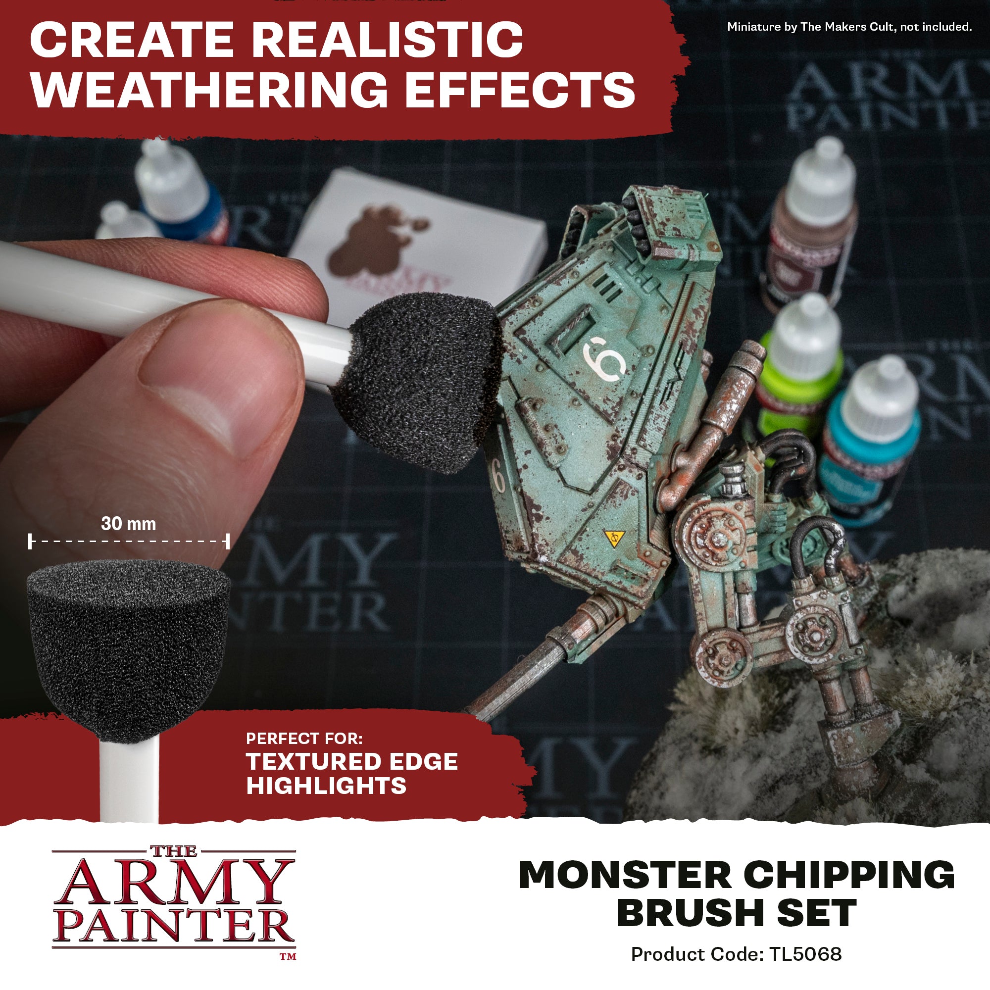 Monster Chipping Brush Set