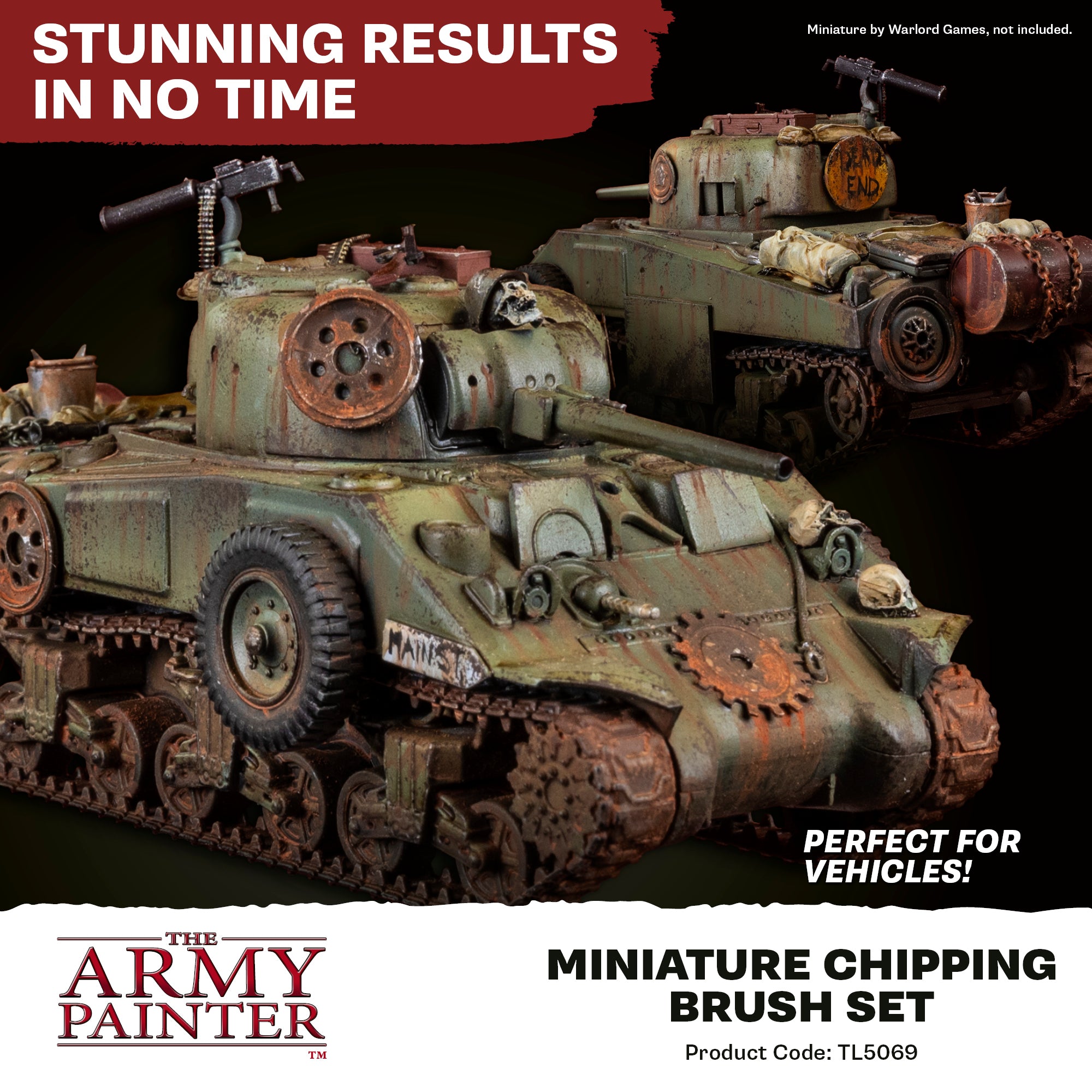 Miniature Chipping Brush Set
