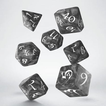 Classic RPG - Smoky & White Dice Set (7)