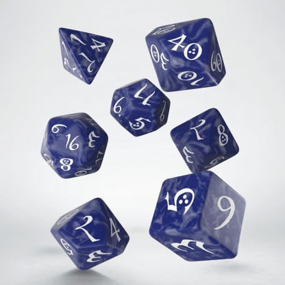 Classic RPG - Cobalt & White Dice Set (7)