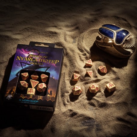 Call of Cthulhu -: Masks of Nyarlathotep Dice Set (7)