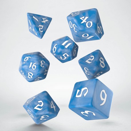 Classic Runic - Glacier & White Dice Set (7)