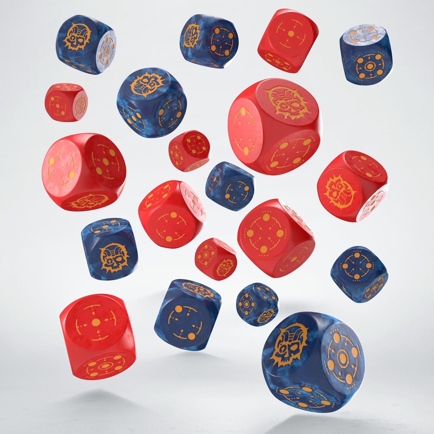 Crosshairs Compact D6 - Cobalt & Red (20)
