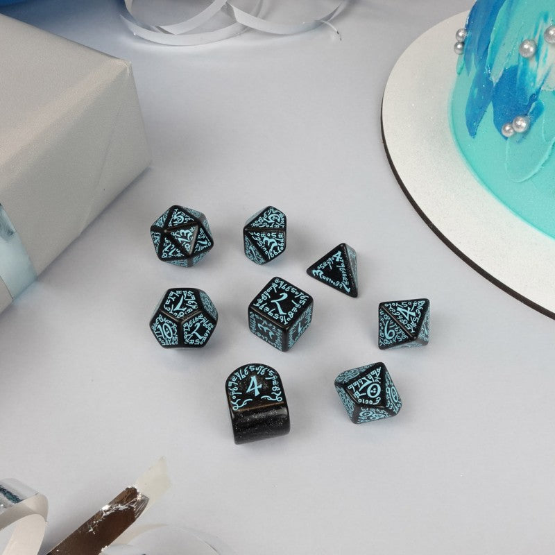 Q WORKSHOP 20 years - Elvish Dice Set (8)