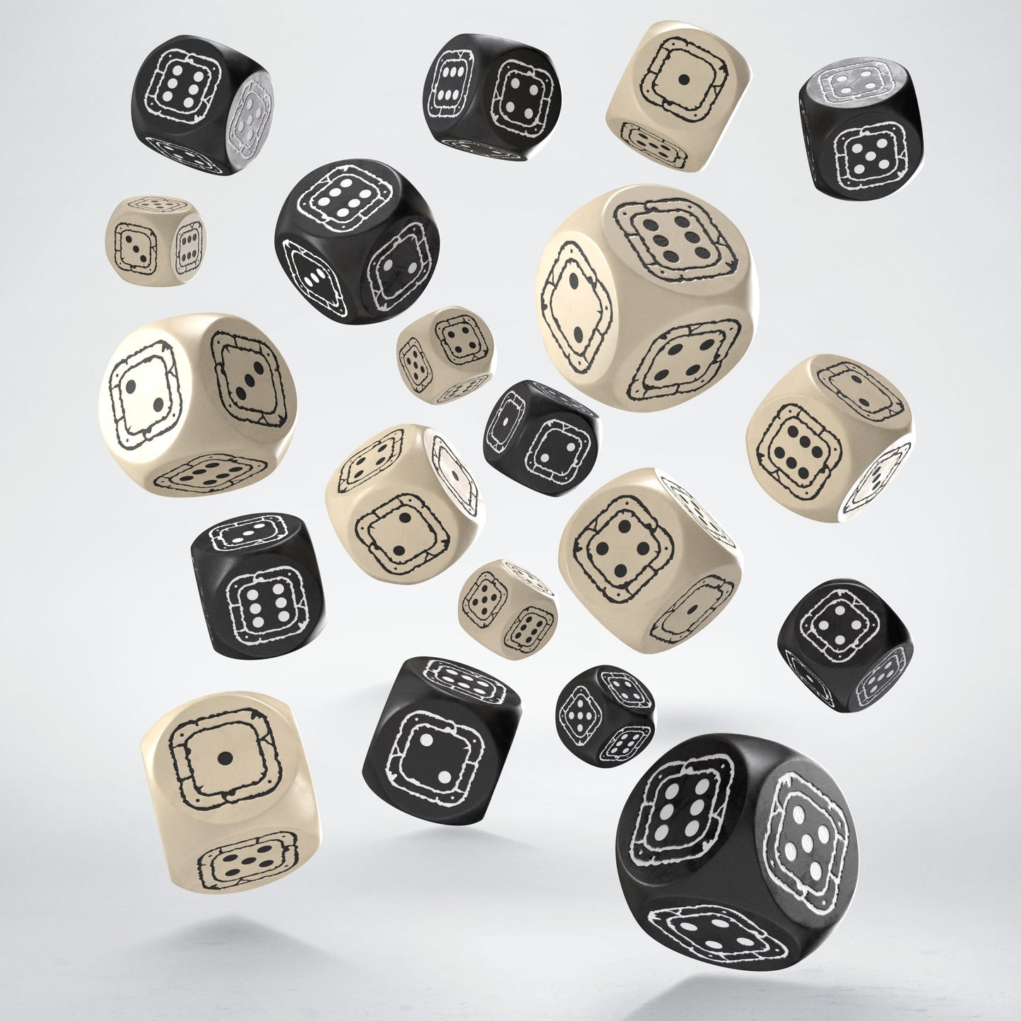Fortress Compact D6 - Black & Beige (20)