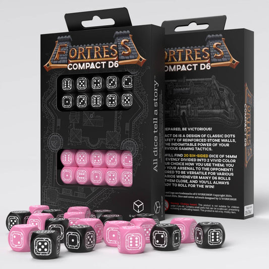Fortress Compact D6 - Black &amp; Pink (20)