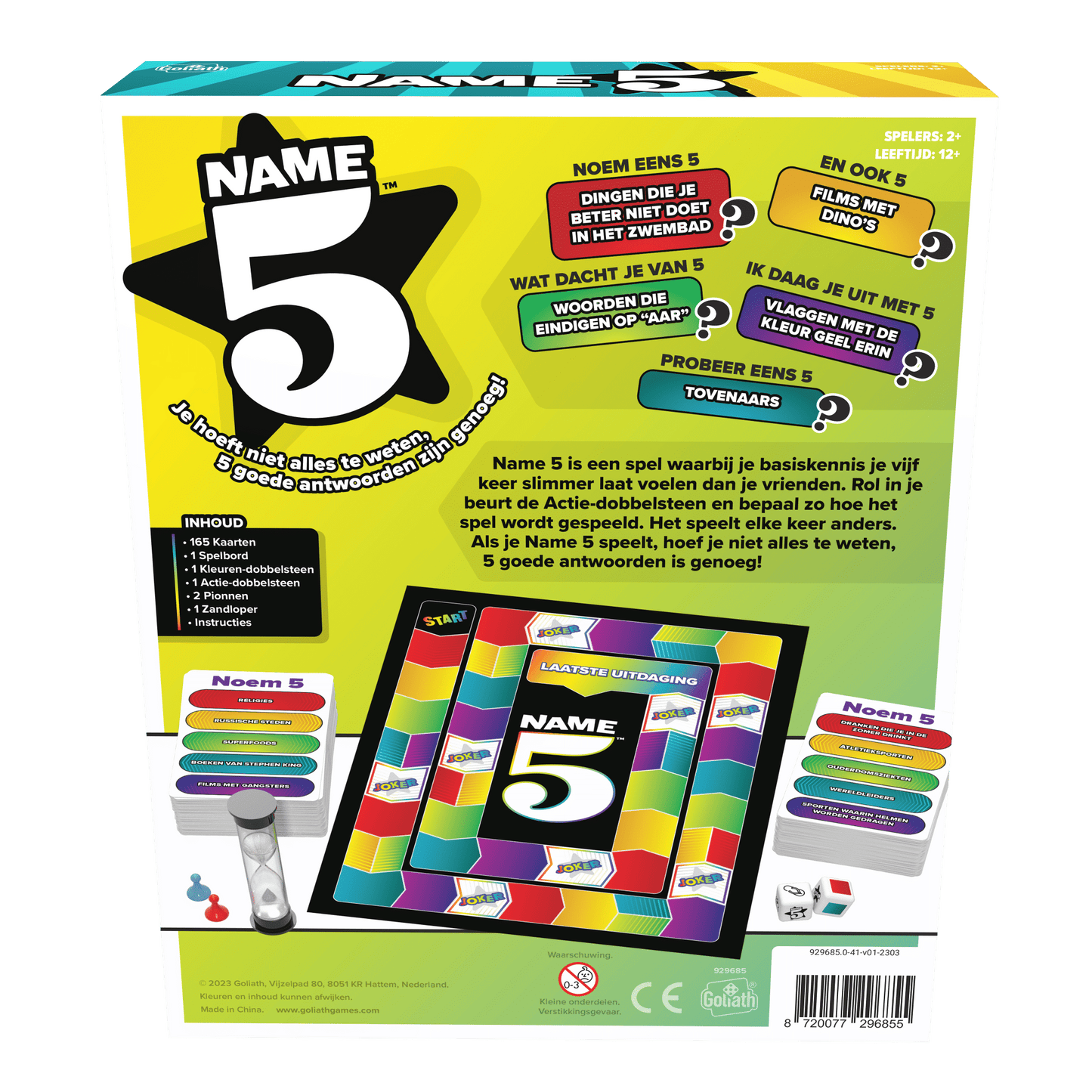 Name 5 Boardgame (Refresh)