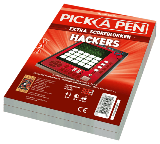 Pick a Pen Hackers Scoreblokken