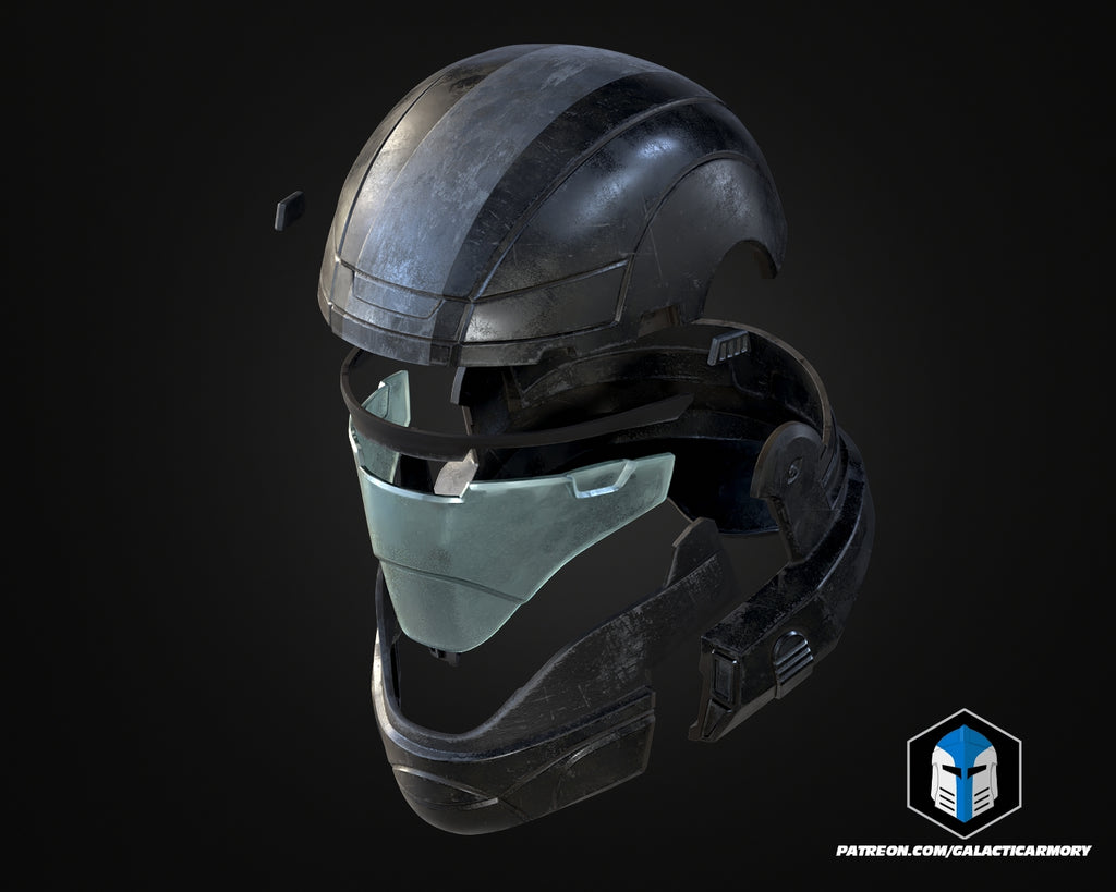 Helldivers 2 A-9 Helljumper Helm DIY Kit