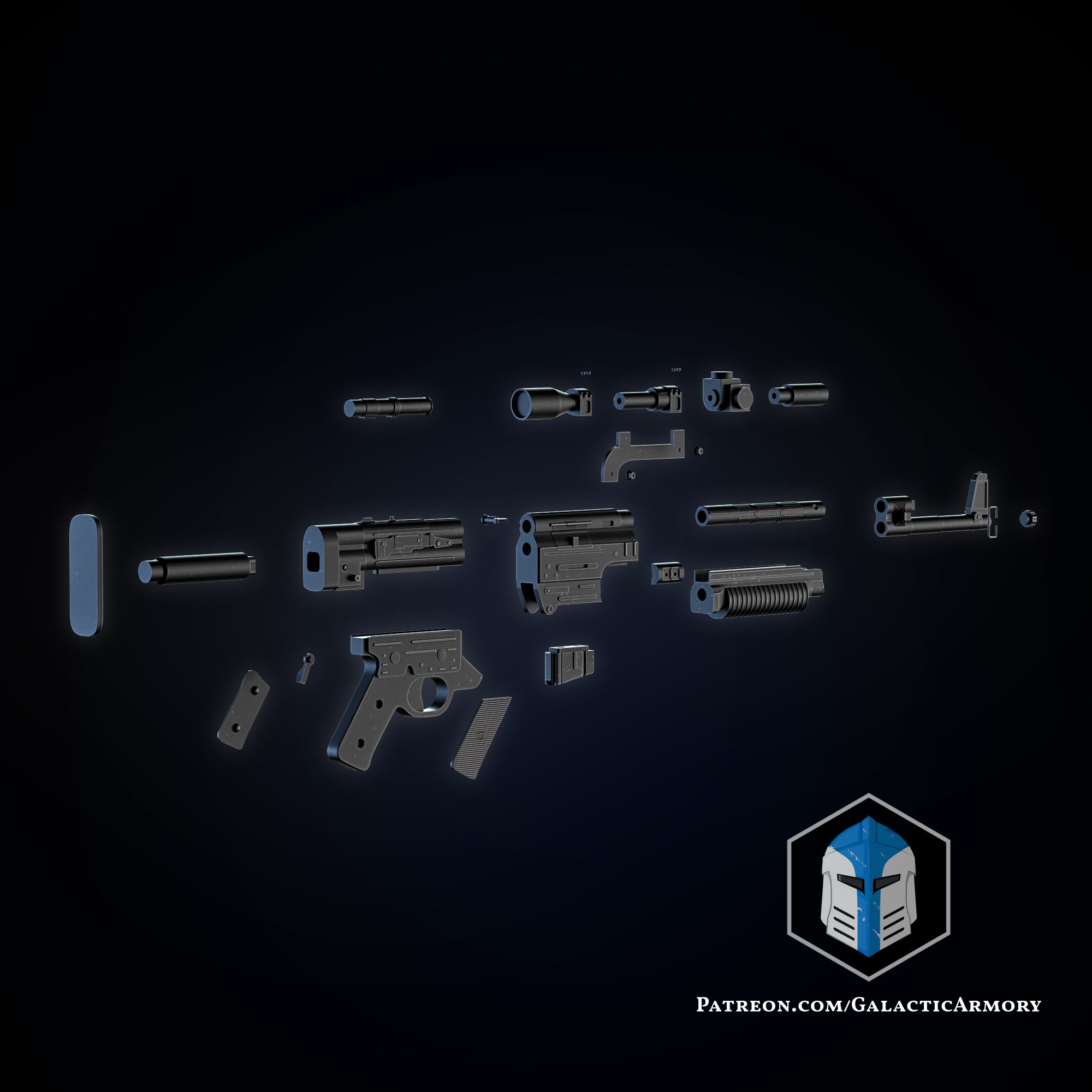 Star Wars Blaster Rifle DIY Kit