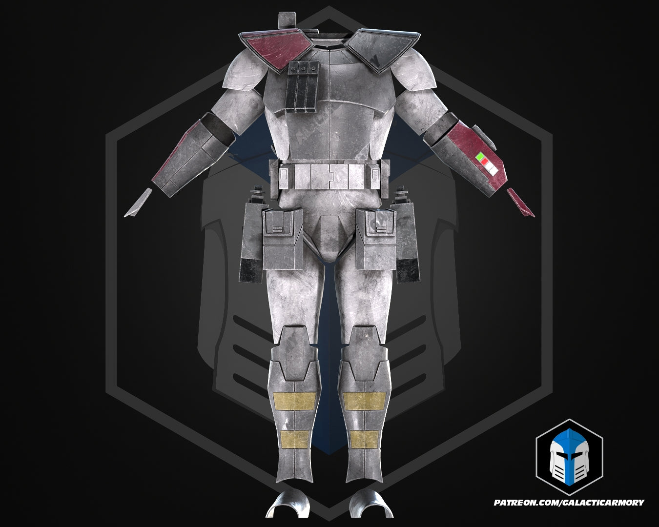 Star Wars ARC Trooper Armor DIY Kit (Animatie)