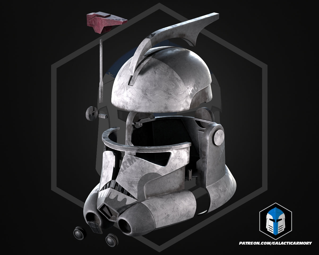 Star Wars ARC Trooper Helm DIY Kit (Animatie)