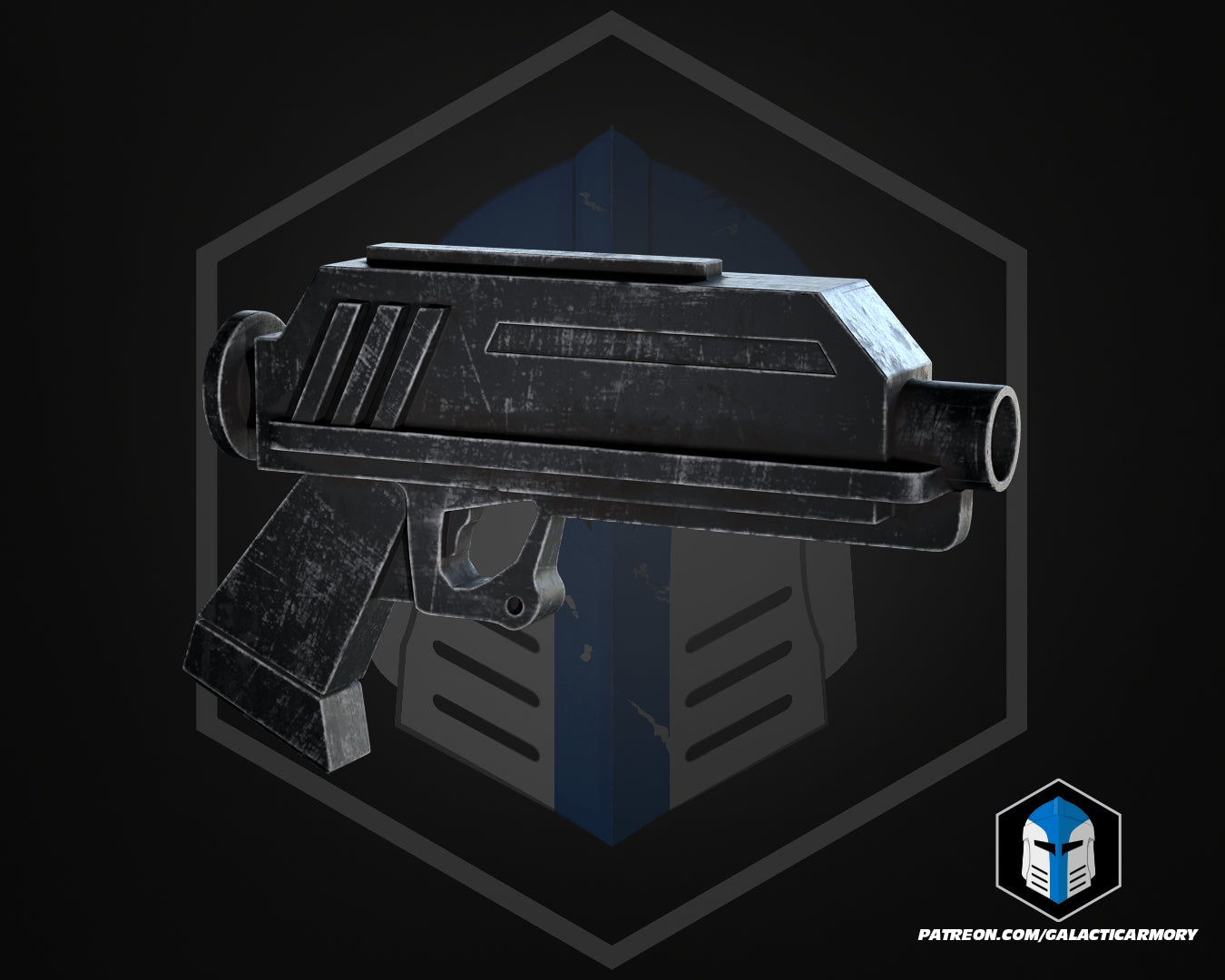 Star Wars DC-17 Blaster DIY Kit (Animatie)