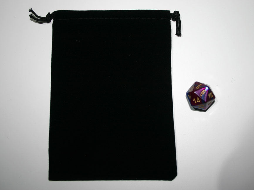 Small Suede-Cloth Dice Bag