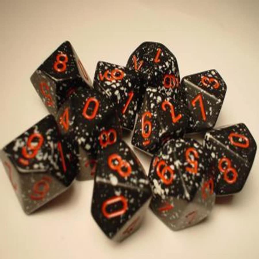 Space Speckled D10 Dobbelsteen Set (10 stuks)