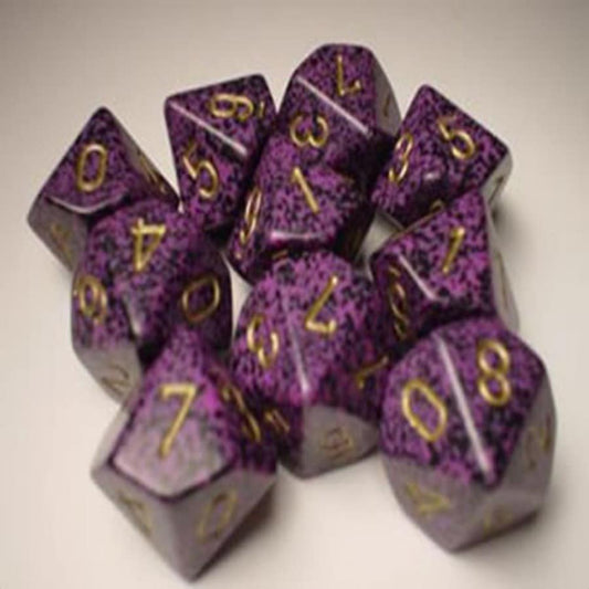 Hurricane Speckled D10 Dobbelsteen Set (10 stuks)
