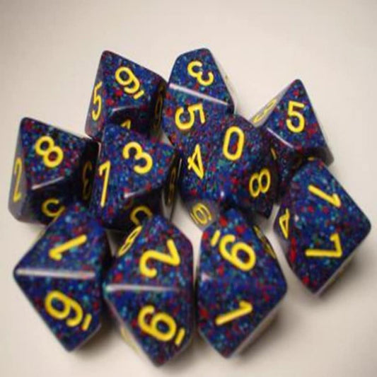 Twilight Speckled D10 Dobbelsteen Set (10 stuks)