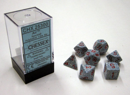Air Speckled Polydice Dobbelsteen Set (7 stuks)