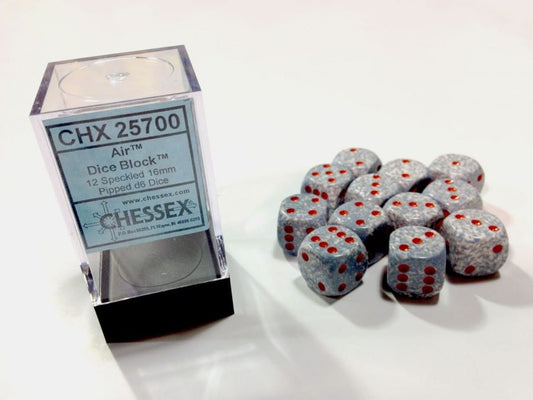 Air Speckled D6 16mm Dobbelsteen Set (12 stuks)