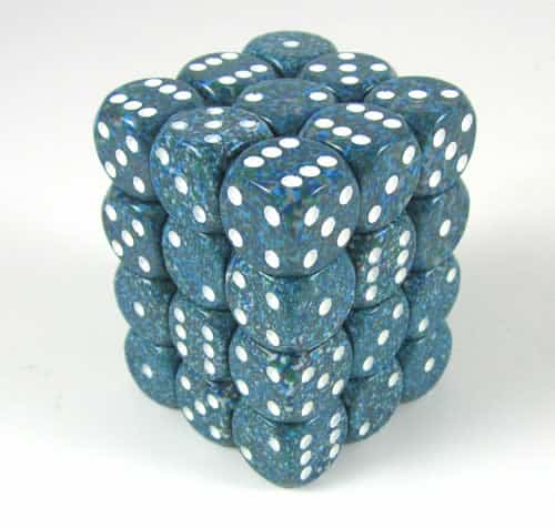 Sea Speckled D6 12mm Dobbelsteen Set (36 stuks)