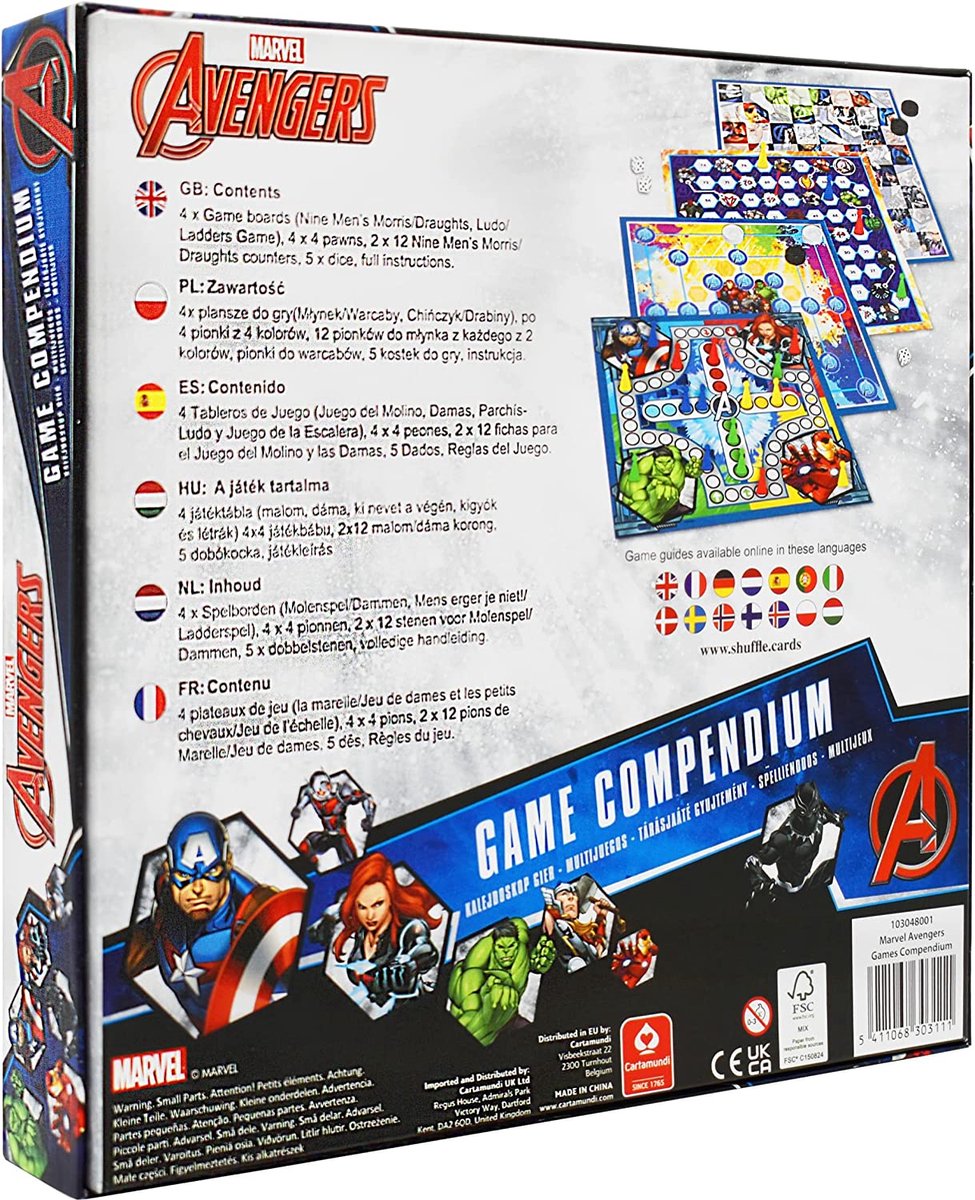 Marvel Avengers-Spielekompendium