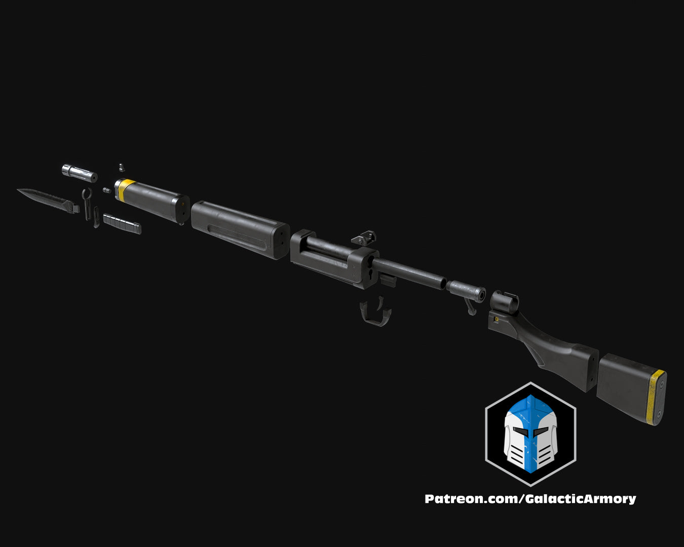 Helldivers 2 Constitution Rifle DIY Kit